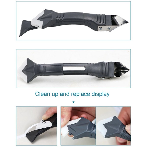 Dụng Cụ Miết Keo Silicone BEDO Nhựa Cao Cấp Đa Năng Miết Cạo Keo Làm Sạch Đường Keo Chuyên Nghiệp