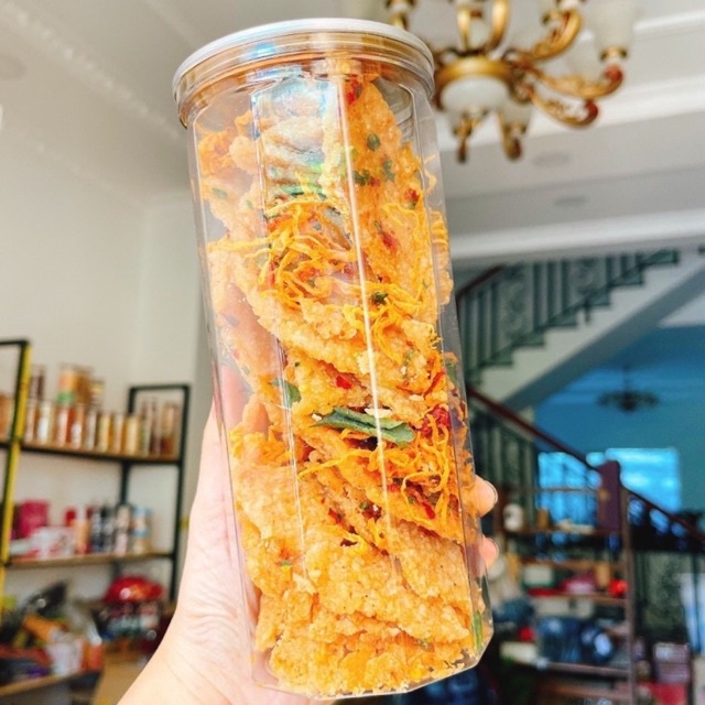 Cơm Cháy Chiên Mắm Lắc Khô Gà lá chanh 300g, 350gr,500gr