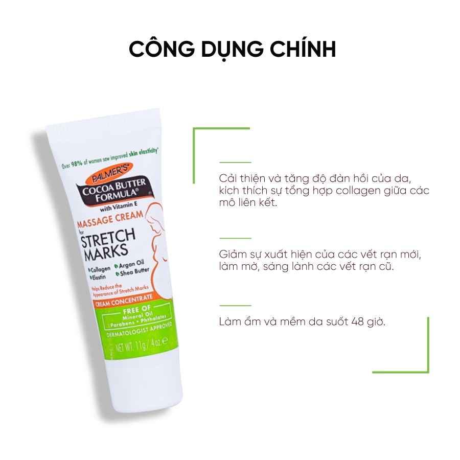 Mô tả Kem ngăn ngừa và hỗ trợ làm giảm rạn da Palmer's 11g - 5