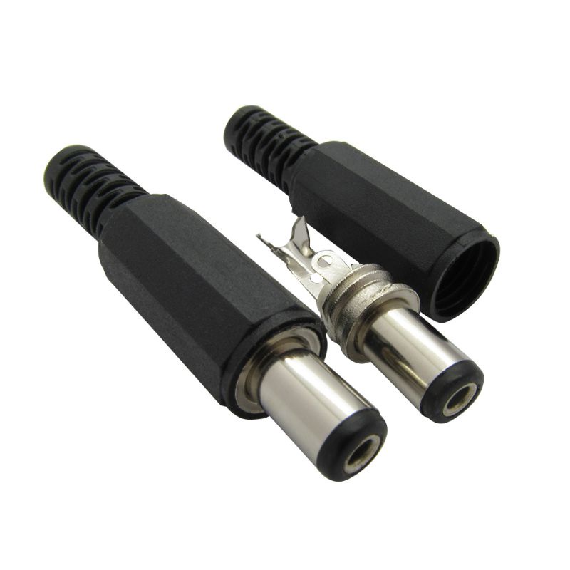Pealike 15 Chiếc Cho DC Cắm Điện 5 5x2 1 Mm Cho DC Cắm 5 5-2 1 Loại Dây Tiêu Chuẩn Chiều Dài 9 Mm Cho DC Nam Cắm Điện Suppl