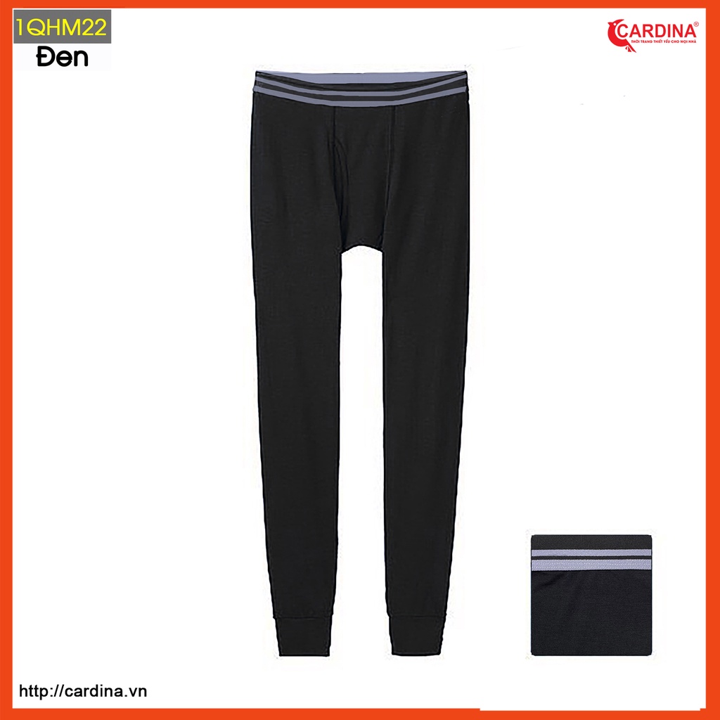 Quần giữ nhiệt nam CARDINA chất liệu cotton cao cấp công nghệ Heattech Nhật Bản 1QHM.