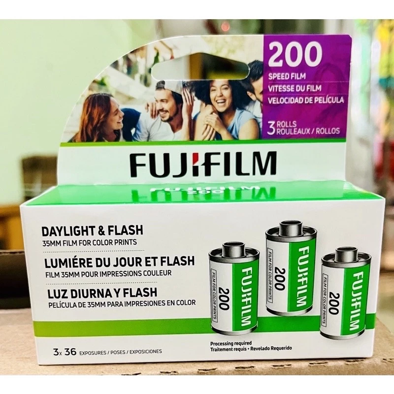 Fuji C200 36exp indate fujicolor 200 film 35mm