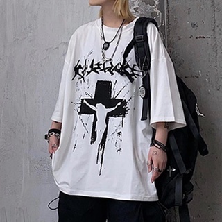 áo thun 100% cotton Tay Ngắn In Hình Cây Thánh Giá Thời Trang Dành Cho Nam Và Nữ