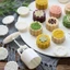 Cc 8 Chiếc Tay Bấm Cookie Tem Bánh Trung Thu Trang Trí Khuôn Thùng Bánh Trung Thu Khuôn 75g DIY