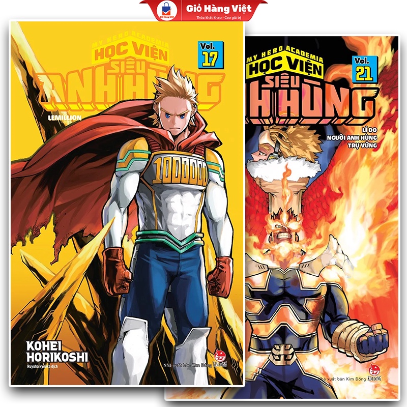 Ảnh Combo truyện tranh học viện siêu anh hùng bộ 5 tập 3