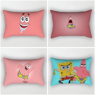 ST2 SpongeBob SquarePants 50x30CM Hình Chữ Nhật Gối Sofa Phòng Ngủ Đệm Ô Tô Trang Trí Nhà Gối Bao TS2