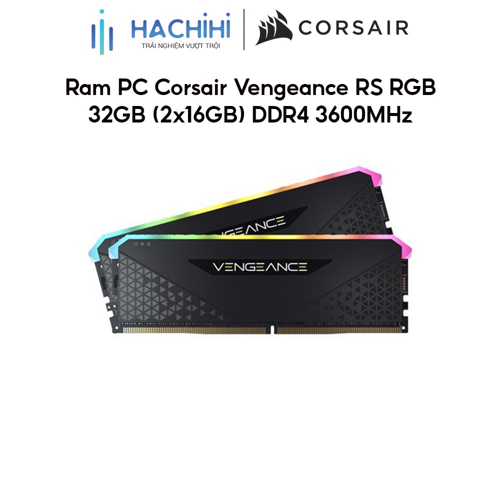 Kit Mémoire RAM Corsair Vengeance RGB 32 Go (2x16 Go) 6000MHz CL36 | at Cybertek
