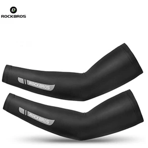 ROCKBROS Cool Tay Ice Silk Thể Thao Chống Nắng Cánh Tay Bao Ngoài Trời Đi Xe Đạp Tay Áo Mùa Hè
