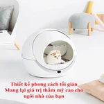 Nhà vệ sinh tự động cho mèo Petree có WIFI tặng kèm thảm lót chống dính cát cho mèo và túi đựng chất thải và hộp khử mùi — ảnh 8