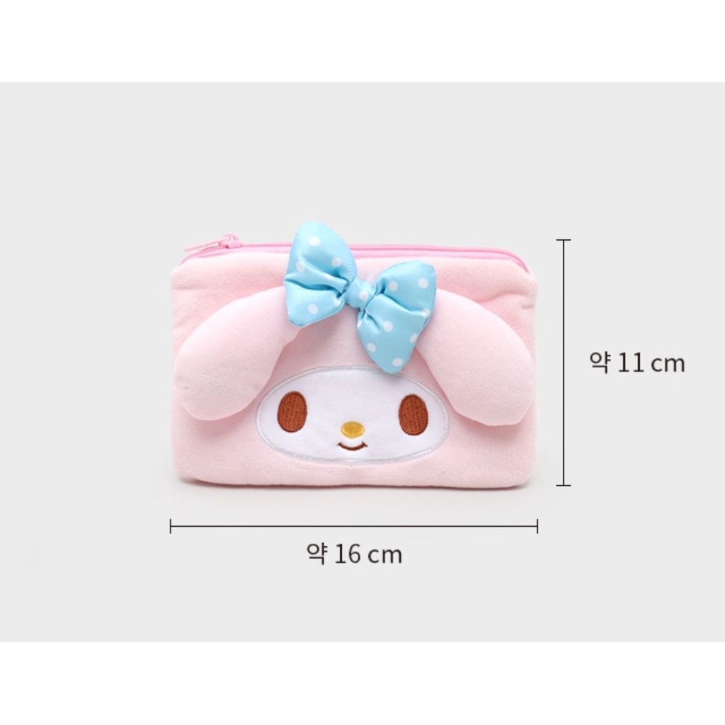 [Sanrio] Túi phẳng Mymelody 3 màu giai điệu Hàn Quốcdaiso 1035680