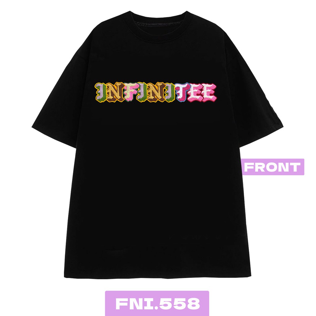 Áo thun INFINITEE Fni0558, Thun 100% Cotton - form rộng Unisex.