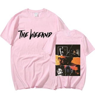 The Weeknd Vintage Unisex Đen Áo Retro Đồ Họa 2 Mặt In Áo Thun Cotton Nam Nữ Quá Khổ áo Thun Cao Cấp