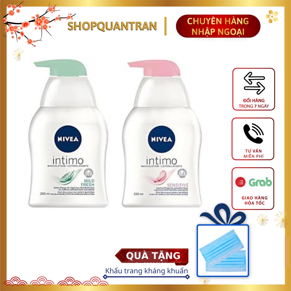 Dung dịch vệ sinh NIVEA INTIMO, 250ml, ĐỨC | Shopee Việt Nam