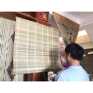 Mành tăm trúc kích thước bé rộng 70cm để làm câu đối