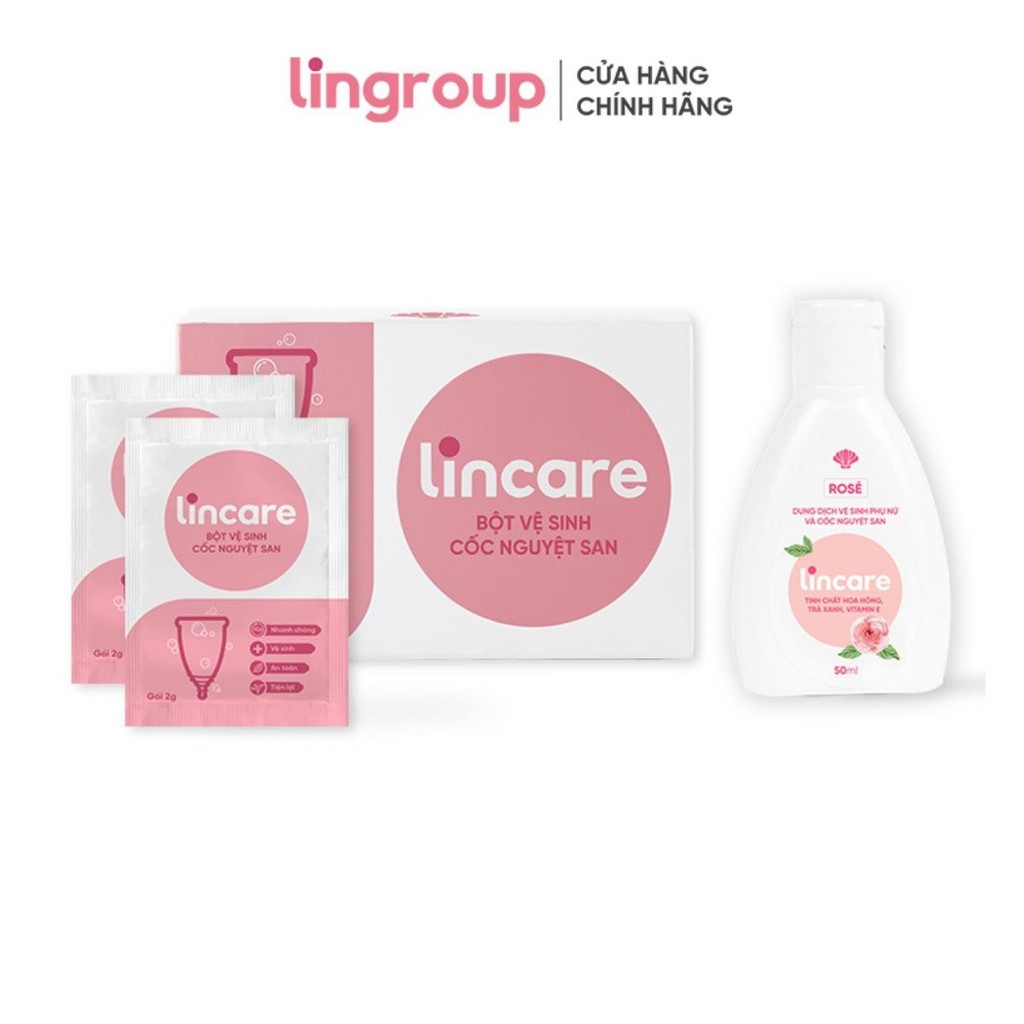 Bộ bạn thân Lincare vệ sinh cốc nguyệt san (2 sản phẩm)