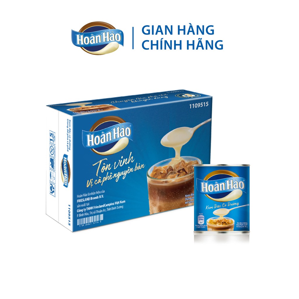 Ảnh Kem đặc có đường Hoàn Hảo lon 380gr 2