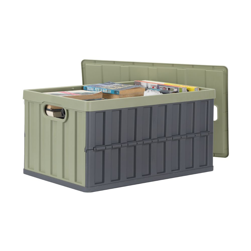 Mô tả Thùng Lưu Trữ Xếp Gọn 64L TRUCK Màu Quân Đội Lưu Trữ Đồ Đa Năng | Index Living Mall | Nội Thất Nhập Khẩu Thái Lan - 6