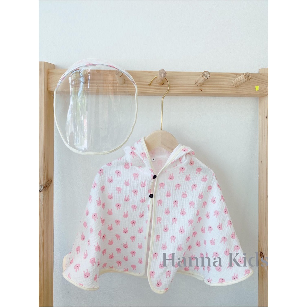[SALE LẺ SIZE] - Áo Choàng Xô Muslin Cho Bé 0-3T, ÁO CHOÀNG CHỐNG NẮNG CHO BÉ NHÀ LIENAS CLOSET