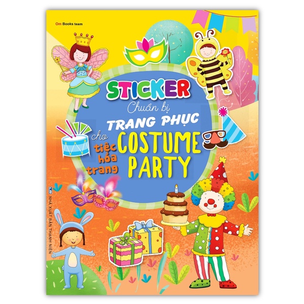 Sách - Sticker chuẩn bị trang phục cho tiệc hóa trang - Costume party ...