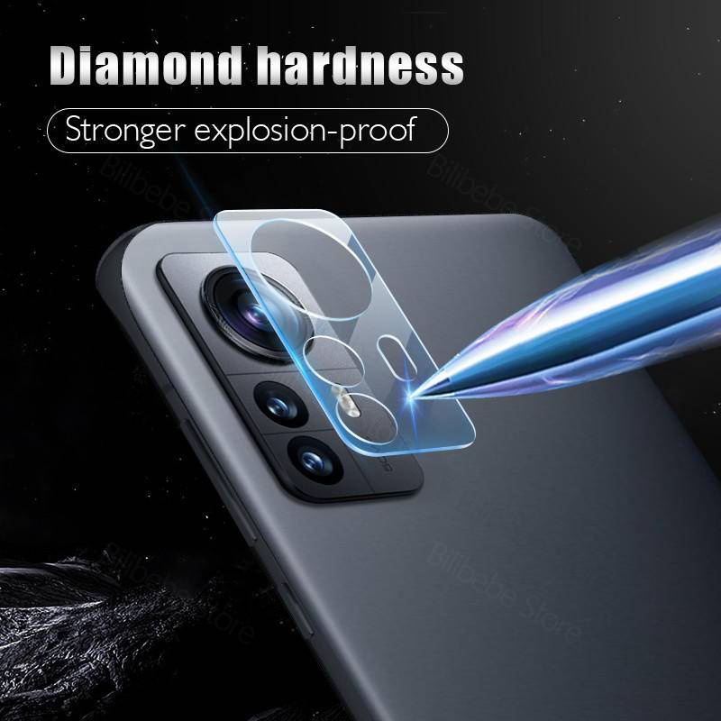1-2 Chiếc Kính Cường Lực Ống Kính Cho Xiaomi Mi 12 12X 12S Bảo Vệ Camera Cho Mi 12 12s Pro Siêu Chống Trầy Xước Camera Bảo Vệ Phim