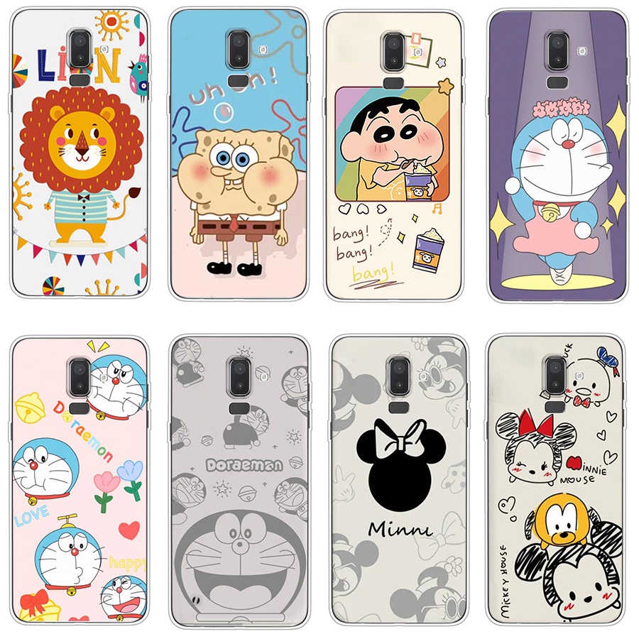 Ốp Điện Thoại TPU Dẻo In Họa Tiết Độc Đáo Thời Trang Cho Samsung Galaxy j7 pro j5 2017 J8 2018 A01