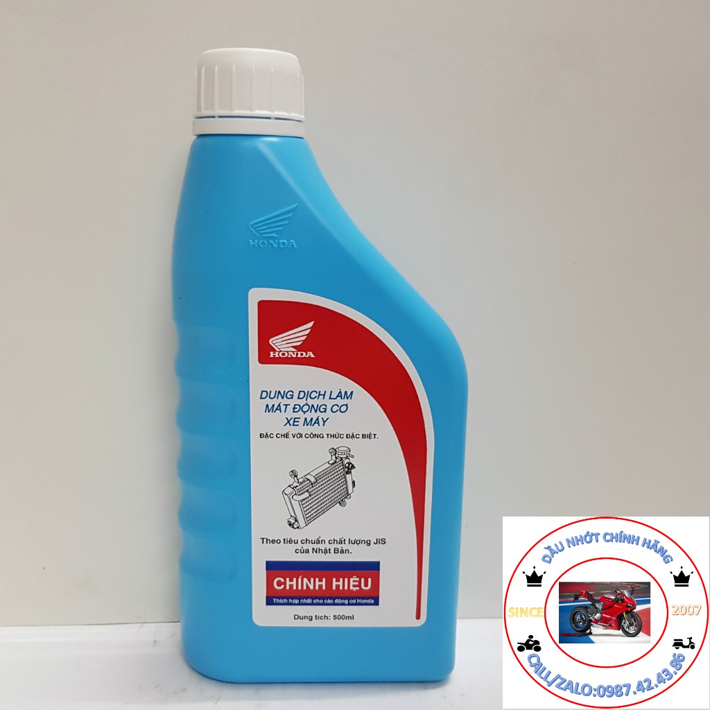 Nước Làm Mát Xe Máy Honda 500ml Pre Mix Chính Hãng Shopee Việt Nam 