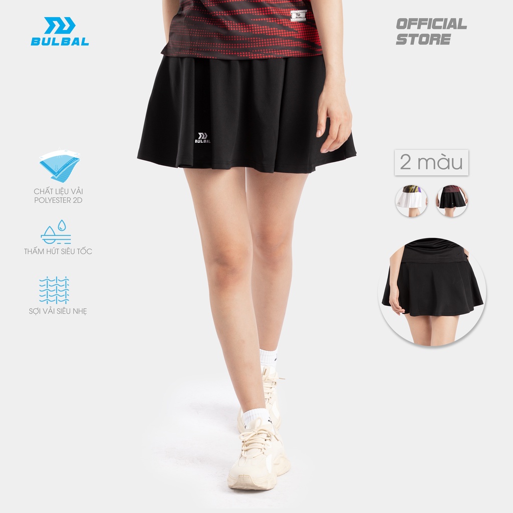 Váy Xòe Cầu Lông Bulbal Badminton SS22 Chuyên Nghiệp, Chất Vải Polyester 2D, Dùng Trong Tập Luyện Và Thi Đấu Cầu Lông