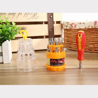 Bộ vít tròn có 31 đầu thay thế - 31 in 1 nhỏ gọn tiện lợi