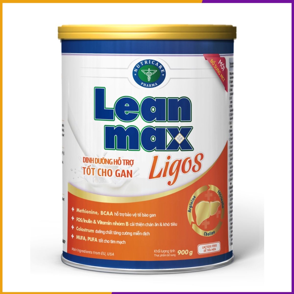LEAN MAX LIGOS 900gr (SỮA BỘT BẢO VỆ TẾ BÀO GAN)