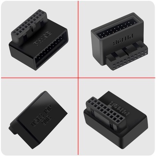 Giá Đỡ Ổ Cắm Điện usb3 0 19 20pin 90 Độ Chuyên Dụng Cho Xe Hơi