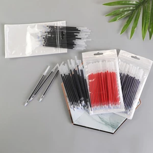 Set 10 Ruột Bút Bi Mực Đen Đỏ/Xanh 0.5mm
