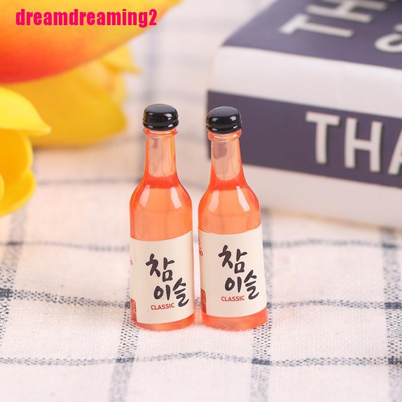 Bộ 10 mẫu chai rượu với tỷ lệ 1 / 12 để trang trí búp bê