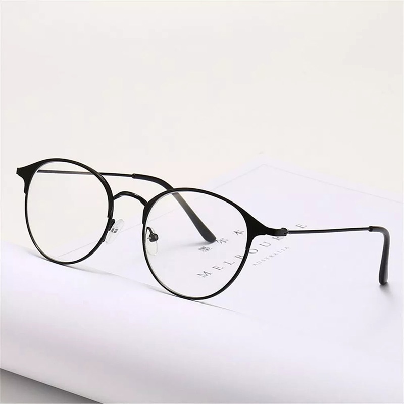 Kính cận thời trang Unisex mắt tròn NOBITA độc đáo trẻ trung mẫu mới nhất 2022 đẹp giá rẻ nhiều màu sắc HANASO 029