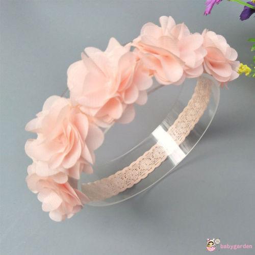 Băng đô hoa đính nơ xinh xắn cho bé gái