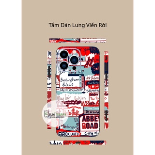Tấm dán Skin  FULL VIỀN Dành Cho 13prm , 12prm , 11prm , xsm , ip11 , ip12 , ip13 - FukiShop