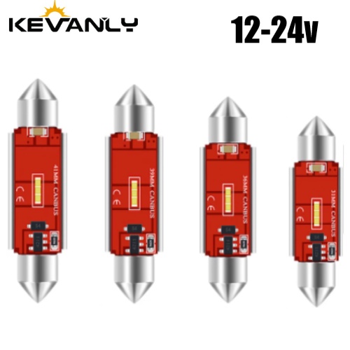 Đèn LED KEVANLY C5W 12-24V 31/36/39/41MM Công Suất Cao Dùng Gắn Biển Số - Foto 14
