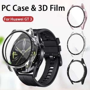 Ốp Phim 3D Cho Huawei GT3 GT2 Pro 42 46 MM GT2E Watch3 Pro 46 48 MM Full Cover Vỏ Bảo Vệ Cho Honor Magic2 46mm Bảo Vệ Màn Hình PC