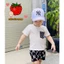 Đồ Bộ NY Siêu Ngầu Cho Bé Trai, Bé Gái Vải Cotton 100% Họa Tiết MLB NY, Bộ Cộc Tay Cho Bé Mặc Nhà Mùa Hè
