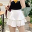 Chân váy tầng xếp li dáng ngắn xòe phồng cao cấp có quần trong dày dặn CV06 Rusy