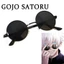 SQ11 Jujutsu Kaisen Gojo Satoru Cosplay Đạo Cụ Anime Khung Tròn Kính Mắt Kính Mát Phụ Kiện Halloween