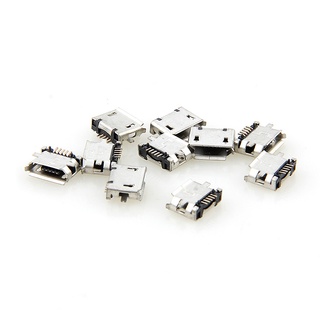 R * 10 Chiếc Micro USB MK5P 5pin Nữ Kết Nối Micro USB Sạc Ổ Cắm Thẳng