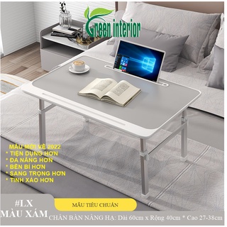 Bàn làm việc tại nhà, Bàn học sinh gấp gọn thông minh Green Furni, hiện đại Màu XámLX