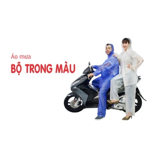 Áo Mưa Bộ Trong Suốt Đi Phượt, RANDO Chính Hãng, Nhựa Trong Thời Trang, Đi Mưa Không Thấm Nước