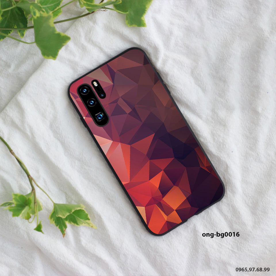 Miếng dán skin cho các dòng Huawei P30 Pro in hình vân kim cương nhiều màu cực đẹp