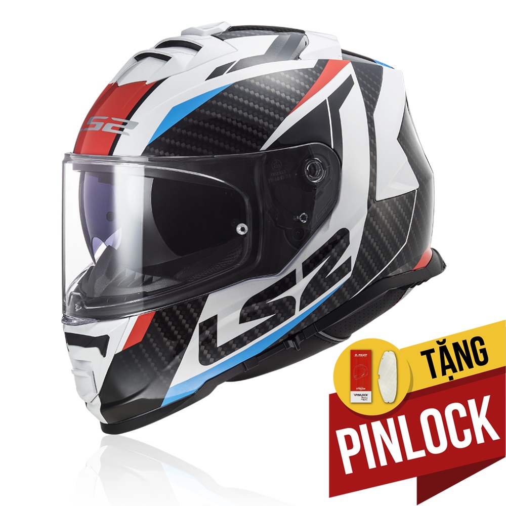 Tặng PINLOCK] Mũ bảo hiểm Fullface LS2 FF800 Storm kính BIKER