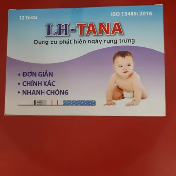 Que thử rụng trứng,mua ( hộp 12 que): tặng 1 que thử thai