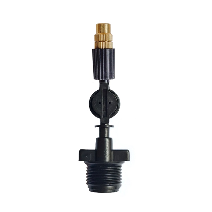 50 bộ béc phun sương 1 hướng bằng đồng kèm ren nối ống 21mm, béc phun sương tưới hoa lan
