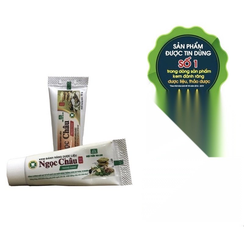 Ảnh Kem đánh răng dược liệu Ngọc Châu truyền thống tuýp 20grm - NC1-05 3