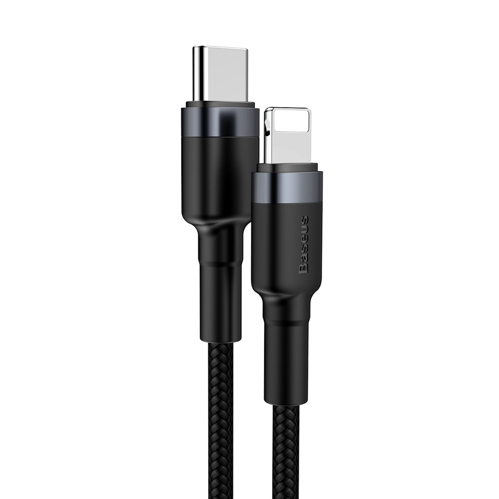 Ảnh Cáp sạc Typec to IP PD20W 3.0A Baseus Cafule Cable dùng cho iP6/7/8/10/11/12/13/14 Sạc nhanh và truyền dữ liệu 1