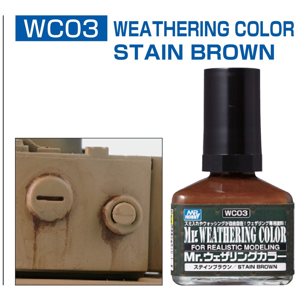 Dung dịch Mr Weathering Color | Panel Line Tạo Hiệu Ứng WC01 - WC18 ...